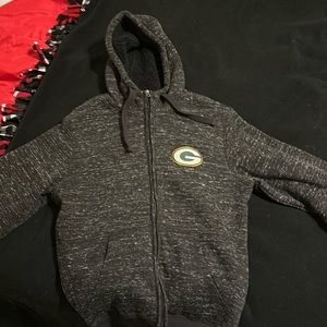 Green Bay Packers Fleece Zip-Up Hoodie